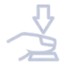 Hand with mouse pointer icon